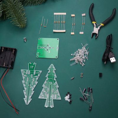 DIY | LED Tannenbaum löten | Weihnachtsdeko Geschenkidee für Technik-Liebhaber | Creative-Material