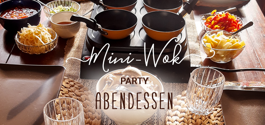 DIY  Mini-Wok und Pizzarette Abende - Creative-Material