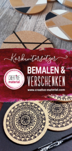 DIY | Korkuntersetzer selber bemalen | Creative-Material