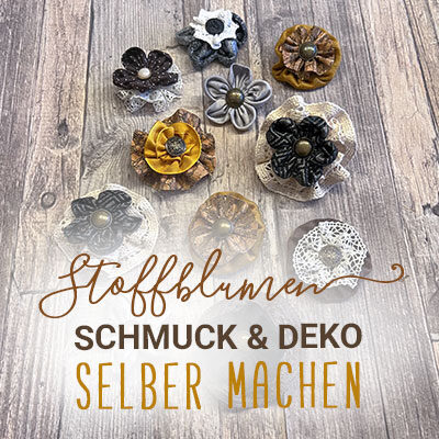 DIY | Nähen | Stoffblumen selber machen