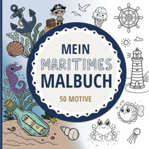 Maritimes Malbuch für Kinder